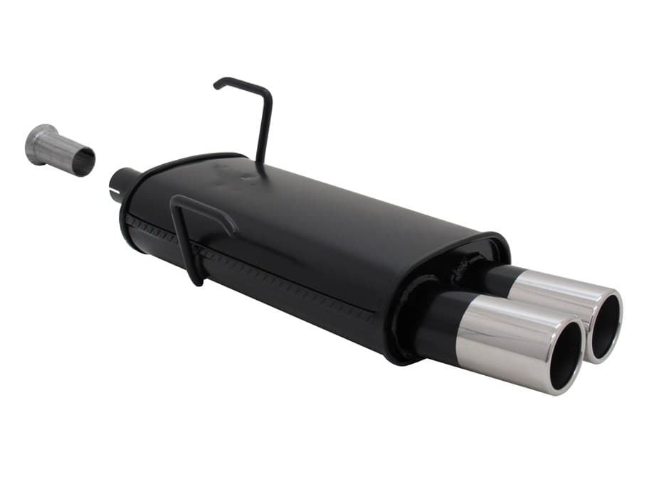 PEUGEOT 206 - NOVUS SPORT AUSPUFF 2 x Ø 76MM M – Novus