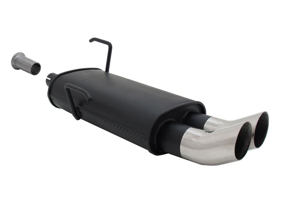 PEUGEOT 206 - NOVUS SPORT AUSPUFF 2 x Ø 76MM DTM – Novus