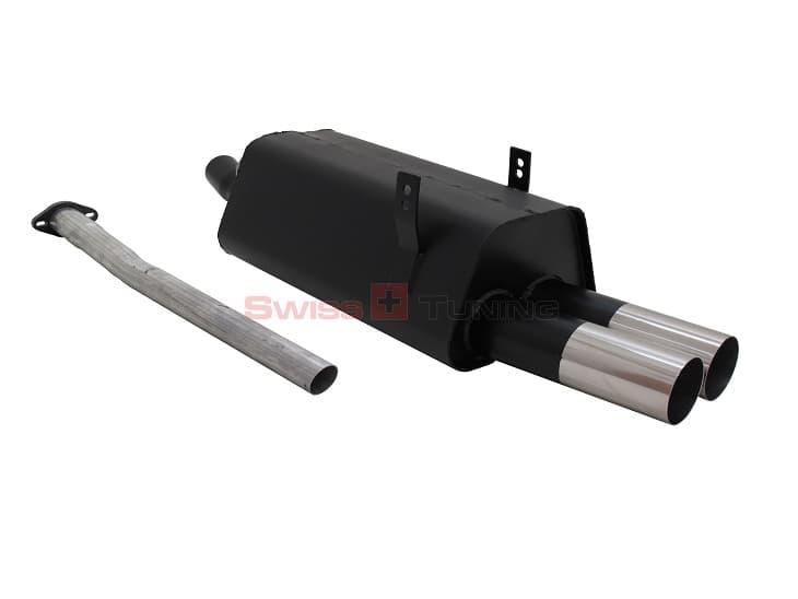 BMW E36 323i TOURING - NOVUS SPORT AUSPUFF 2 x Ø 76MM RL – Novus