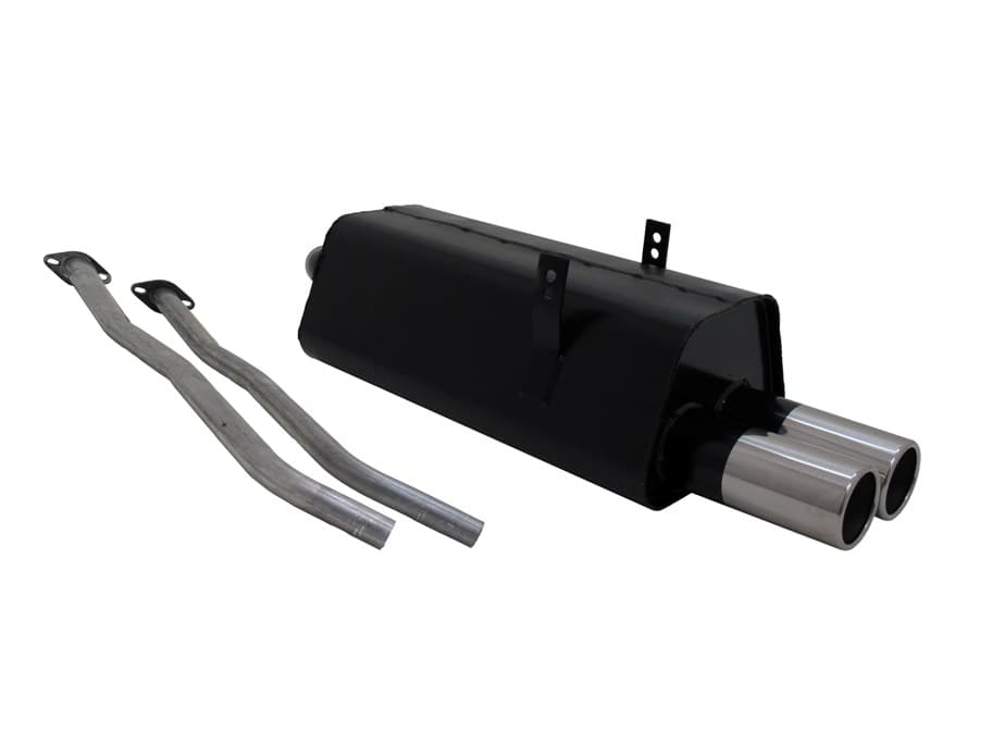 BMW E36 325i CABRIO - NOVUS SPORT AUSPUFF 2 x Ø 76MM – Novus