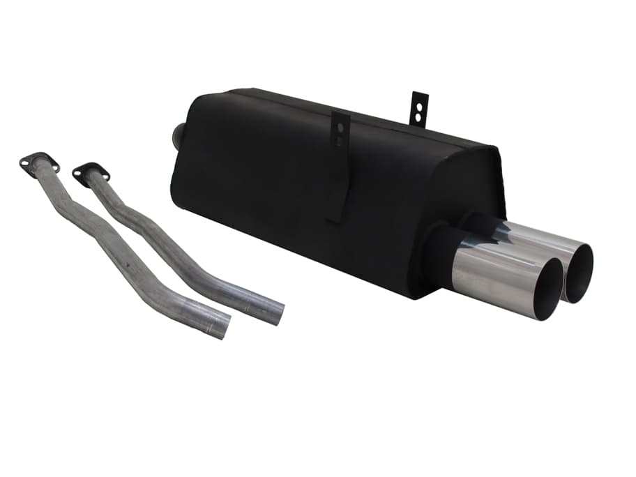 BMW E36 325i CABRIO - NOVUS SPORT AUSPUFF 2 x Ø 76MM RL – Novus