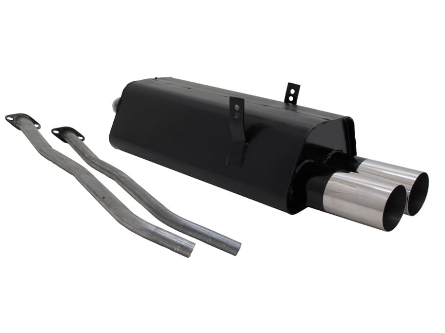 BMW E36 325i CABRIO - NOVUS SPORT AUSPUFF 2 x Ø 90MM RL – Novus