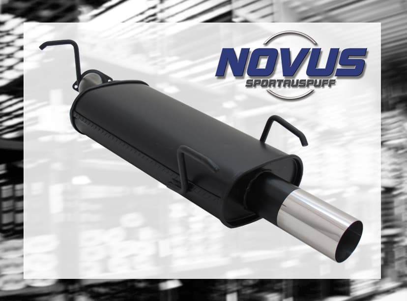OPEL VECTRA B - NOVUS SPORT AUSPUFF 1 x Ø 76MM RL – Novus