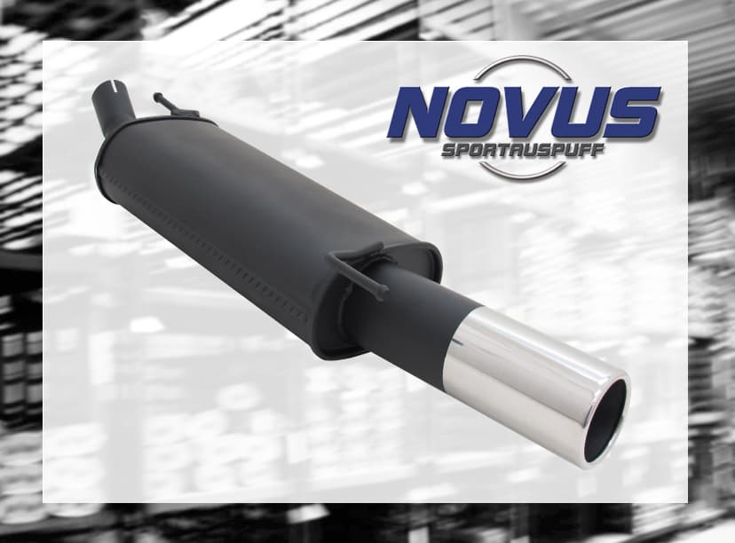OPEL VECTRA B - NOVUS SPORT AUSPUFF 1 x Ø 90MM – Novus