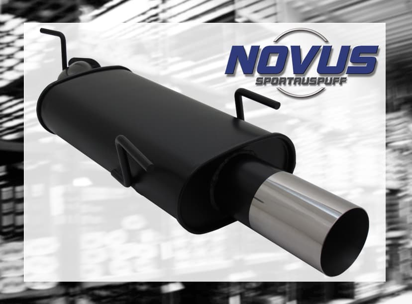 OPEL VECTRA B - NOVUS SPORT AUSPUFF 1 x Ø 90MM RL – Novus