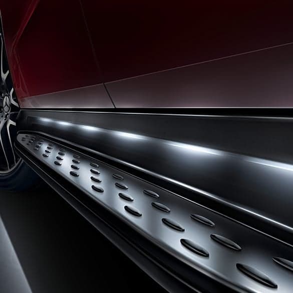 MERCEDES GLE COUPE - ORIGINALE MERCEDES SCHWELLER TRITTBRETTER (BELEUCHTET)