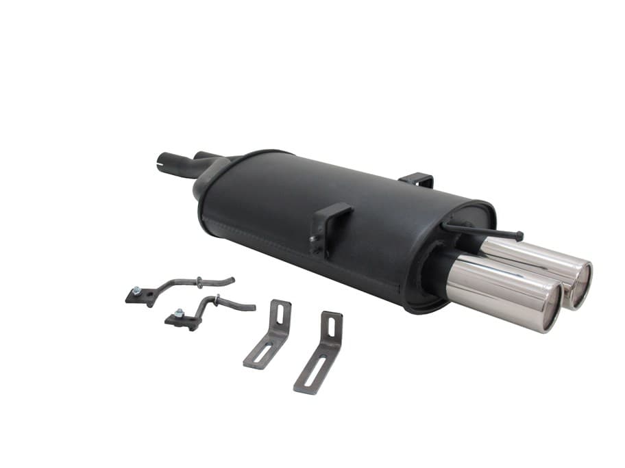 BMW E46 330i - NOVUS SPORT AUSPUFF 2 x Ø 76MM – Novus