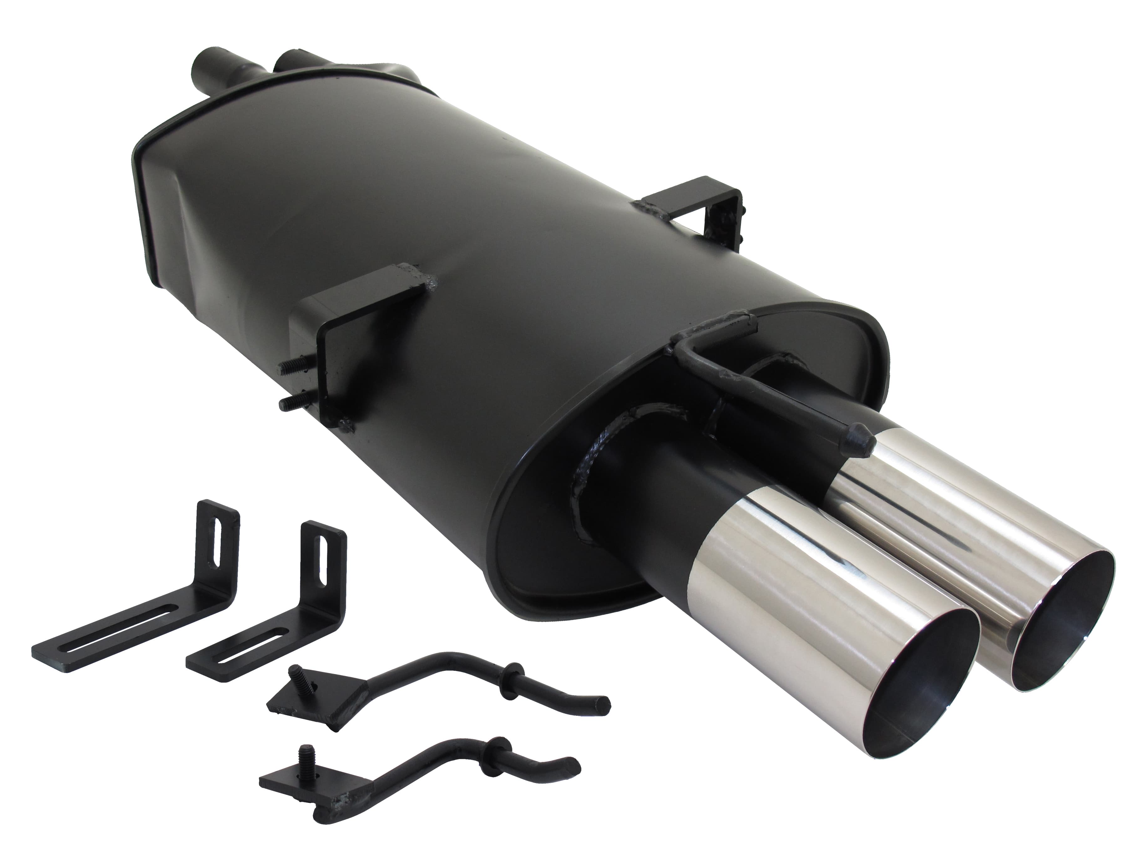 BMW E46 330Ci - NOVUS SPORT AUSPUFF 2 x Ø 76MM RL – Novus