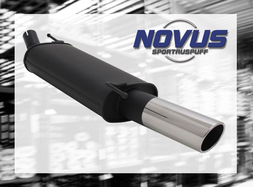 VW POLO - NOVUS SPORT AUSPUFF 1 x Ø 90MM SR – Novus