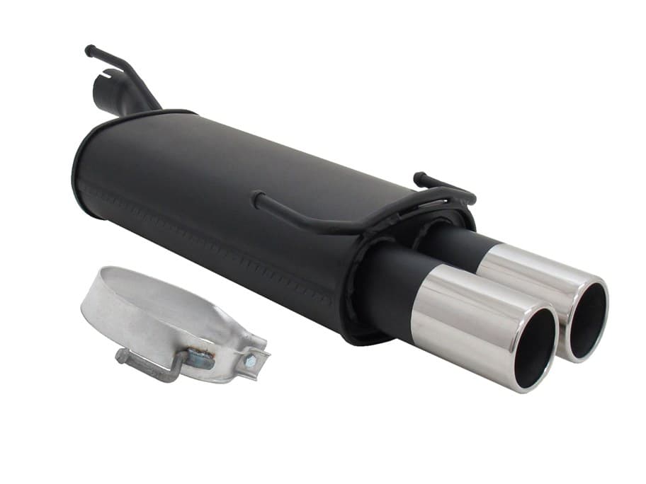OPEL ASTRA F FLIESSHECK - NOVUS SPORT AUSPUFF 2 x Ø 76MM M – Novus