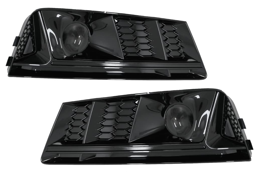 AUDI A4 - NEBELSCHEINWERFER GITTER COVER ABDECKUNGEN V.1