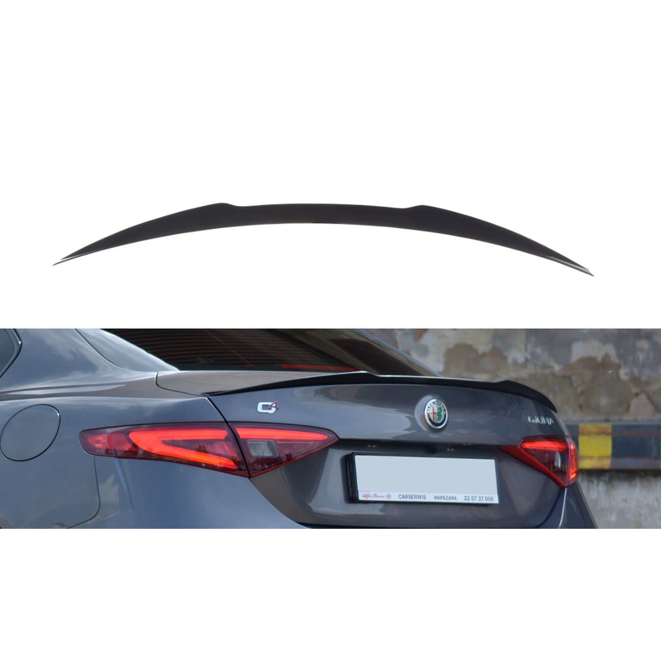 ALFA ROMEO GIULIA - HECK SPOILER KOFFERRAUM LIPPE
