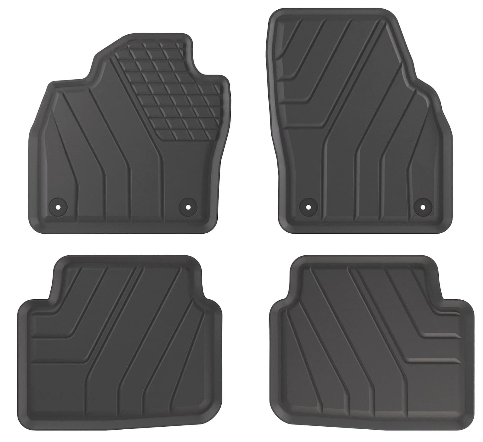 SKODA KAMIQ - 4ER SET ALLWETTER GUMMI FUSSMATTEN