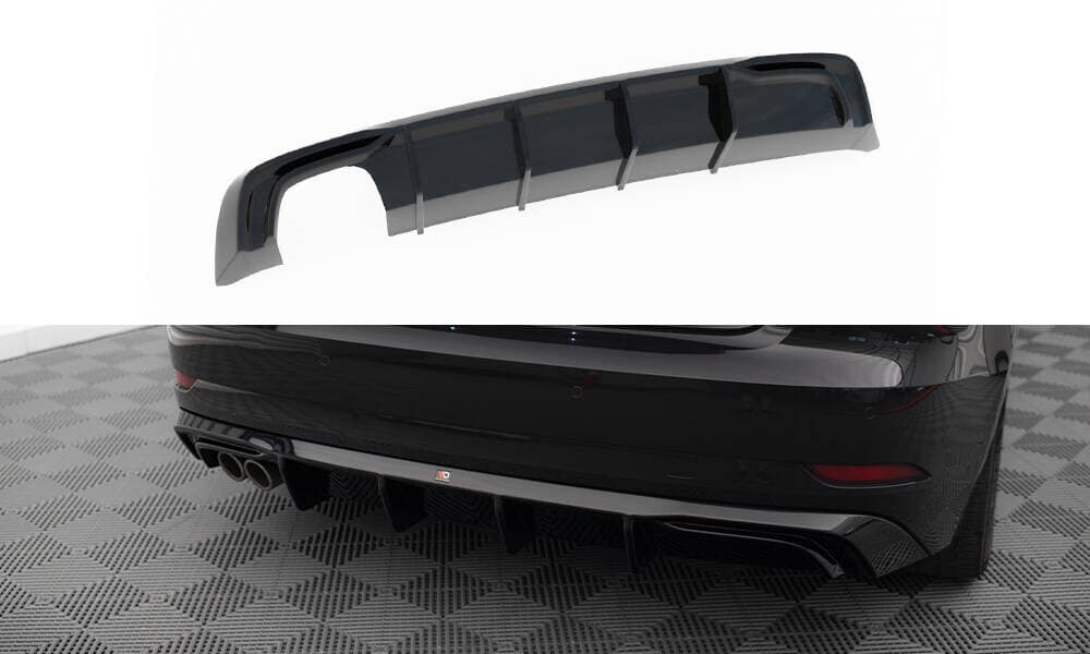 AUDI A3 FACELIFT - MAXTON DESIGN HECK DIFFUSOR OO--
