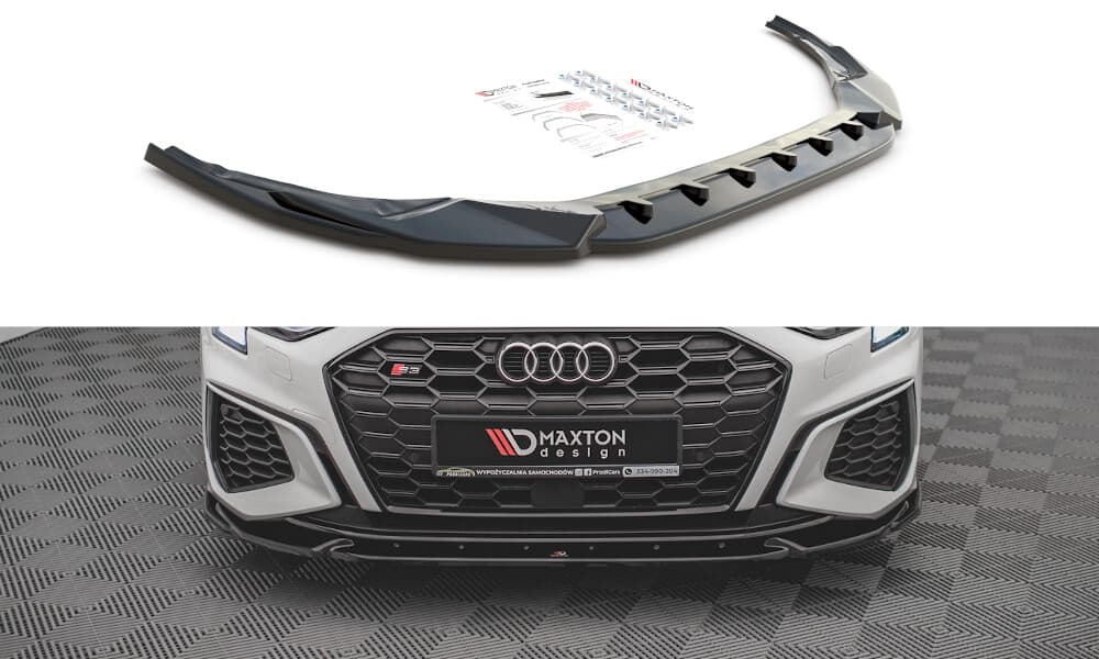 AUDI S3 - MAXTON DESIGN FRONTSPOILER | FRONTLIPPE V.3 (DTC) – Maxton Design