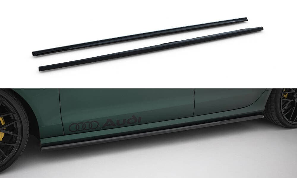 AUDI A6 -09.2014 - MAXTON DESIGN SEITENSCHWELLER ANSATZ – Maxton Design