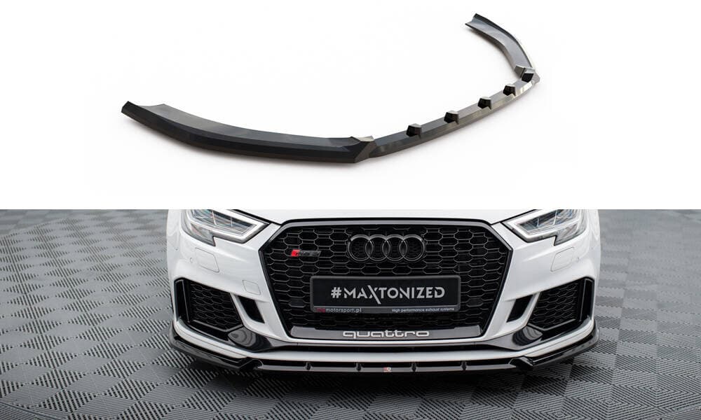 AUDI RS3 2017+ - MAXTON DESIGN FRONTSPOILER | FRONTLIPPE V.3 (DTC) – Maxton Design