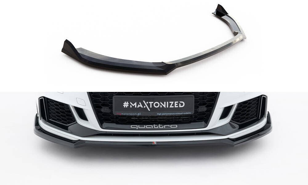 AUDI RS3 2017+ - MAXTON DESIGN FRONTSPOILER | FRONTLIPPE V.4 (DTC) – Maxton Design
