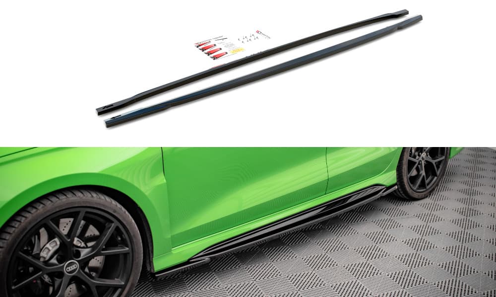 AUDI RS3 2024+ - MAXTON DESIGN SEITENSCHWELLER ANSATZ CUP LEISTEN V.1 – Maxton Design