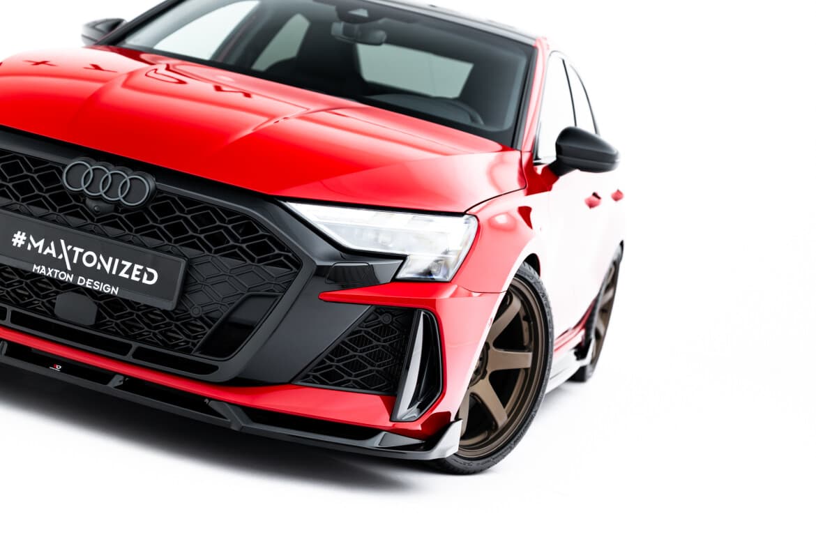 AUDI RS3 2024+ - MAXTON DESIGN FRONTSPOILER | FRONTLIPPE V.3 (DTC) – Maxton Design
