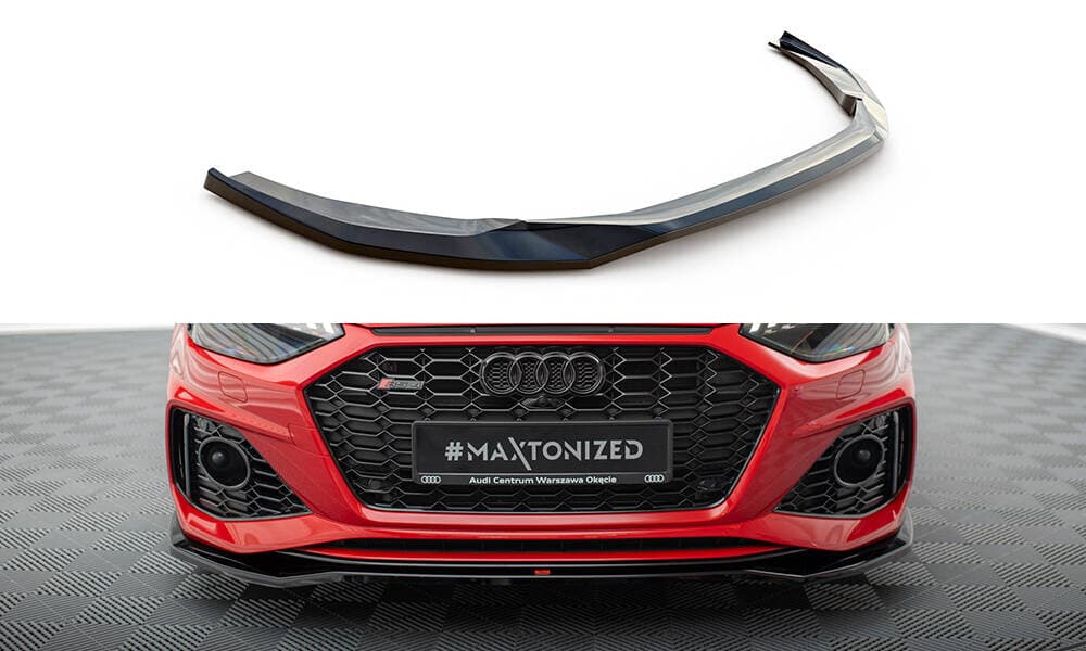 AUDI RS4 AVANT 2019+ - MAXTON DESIGN FRONTSPOILER | FRONTLIPPE V.1 (DTC) – Maxton Design