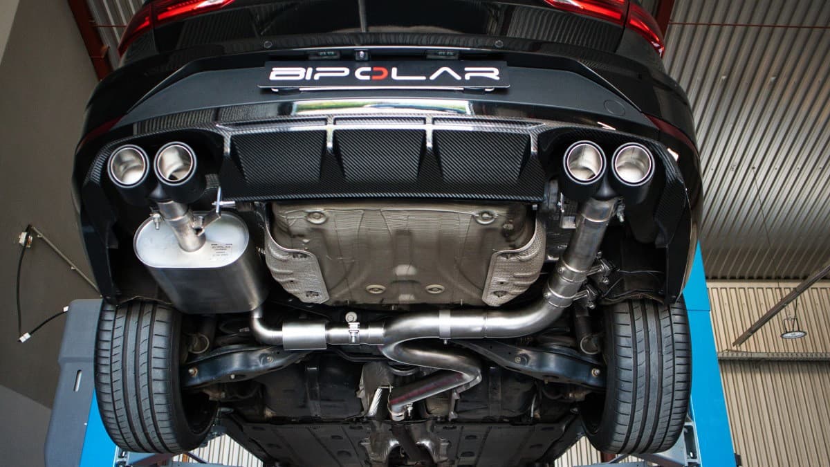 SEAT LEON ST CUPRA R 300 4X4 - GRAIL DUPLEX SPORTAUSPUFF ANLAGE AB OPF Ø 76MM