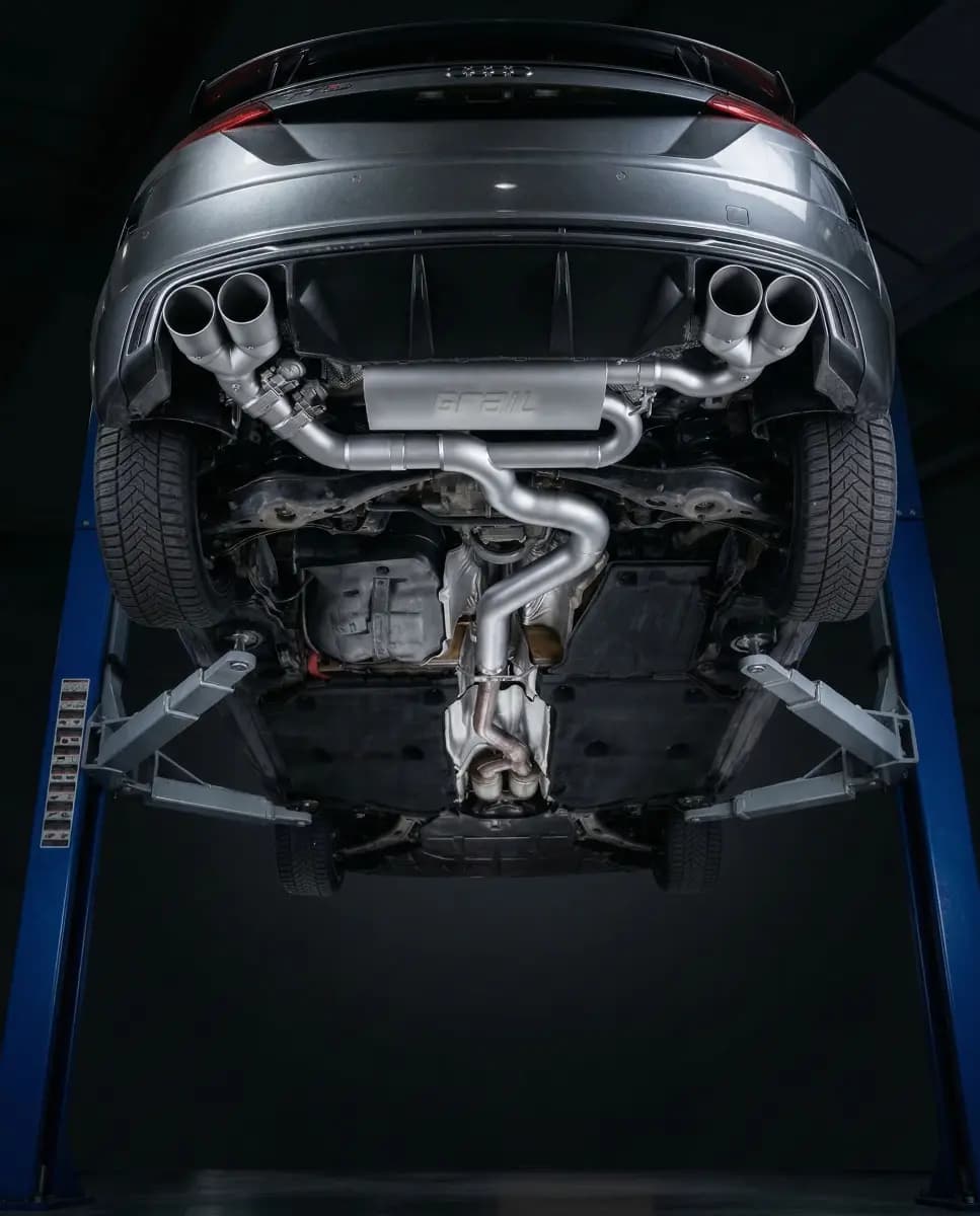 AUDI TTS - GRAIL DUPLEX SPORTAUSPUFF ANLAGE AB KAT Ø 89MM