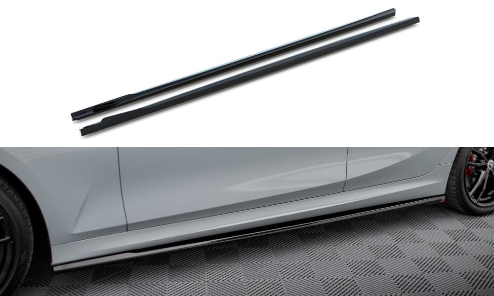 BMW G20 LCI - MAXTON DESIGN SEITENSCHWELLER ANSATZ CUP LEISTEN – Maxton Design