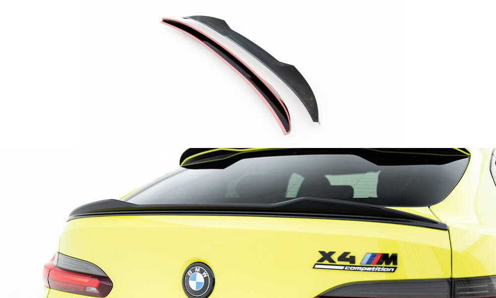 BMW X4 - MAXTON DESIGN 3D HECKLIPPE HECKSPOILER ABRISSKANTE