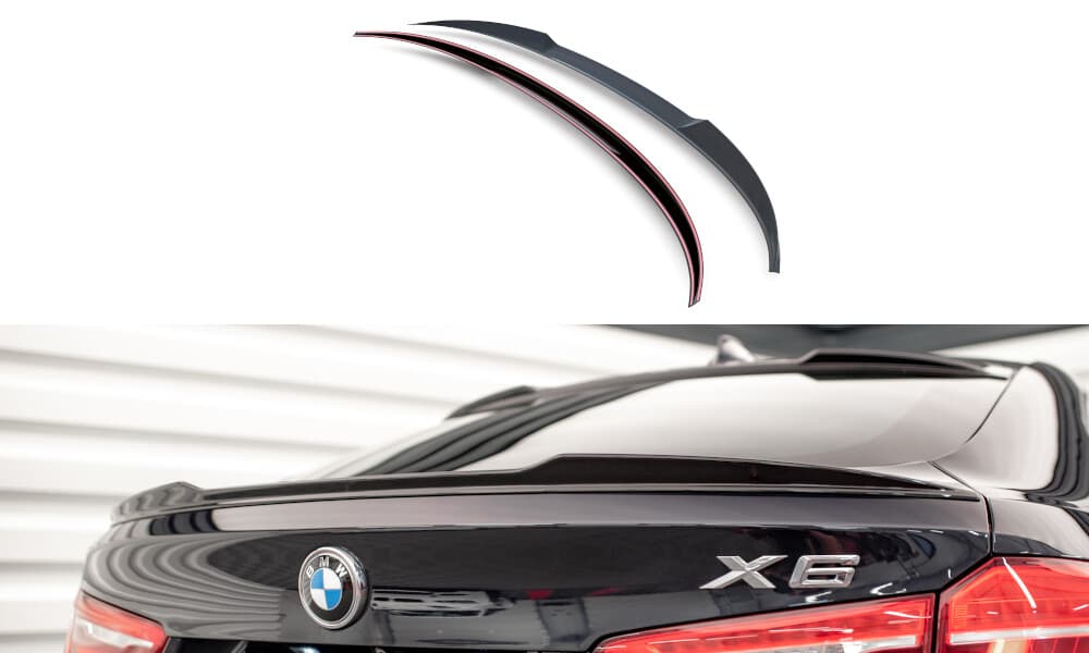 BMW X6 - MAXTON DESIGN 3D KOFFERRAUMSPOILER LIPPE ABRISSKANTE – Maxton Design
