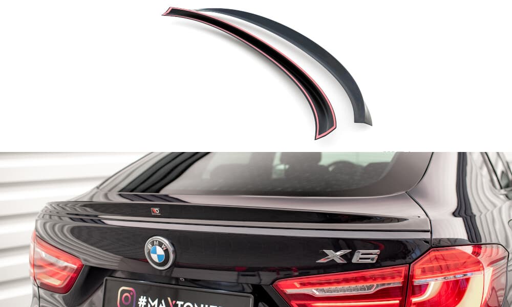 BMW X6 - MAXTON DESIGN 3D KOFFERRAUMSPOILER LIPPE ABRISSKANTE – Maxton Design