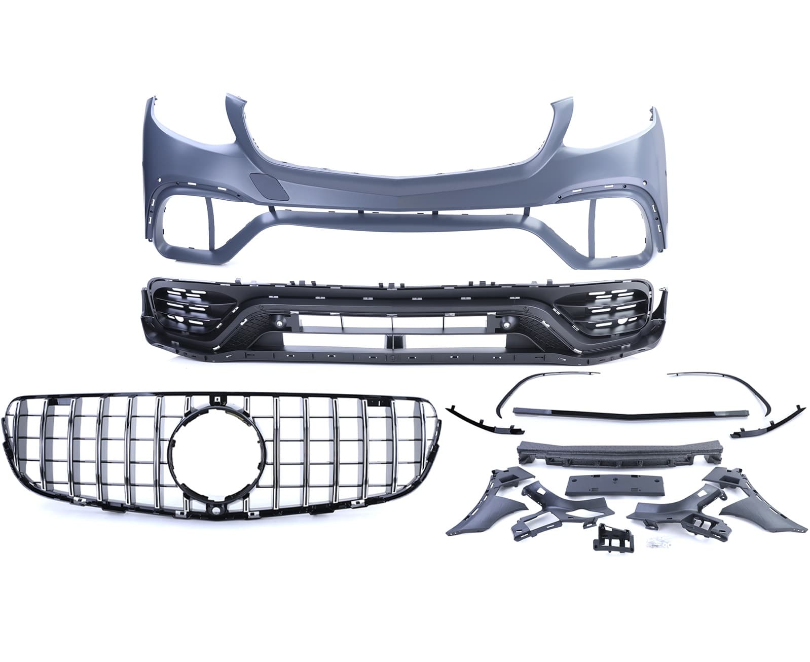 MERCEDES GLC - FRONT STOSSSTANGE & GRILL AMG OPTIK