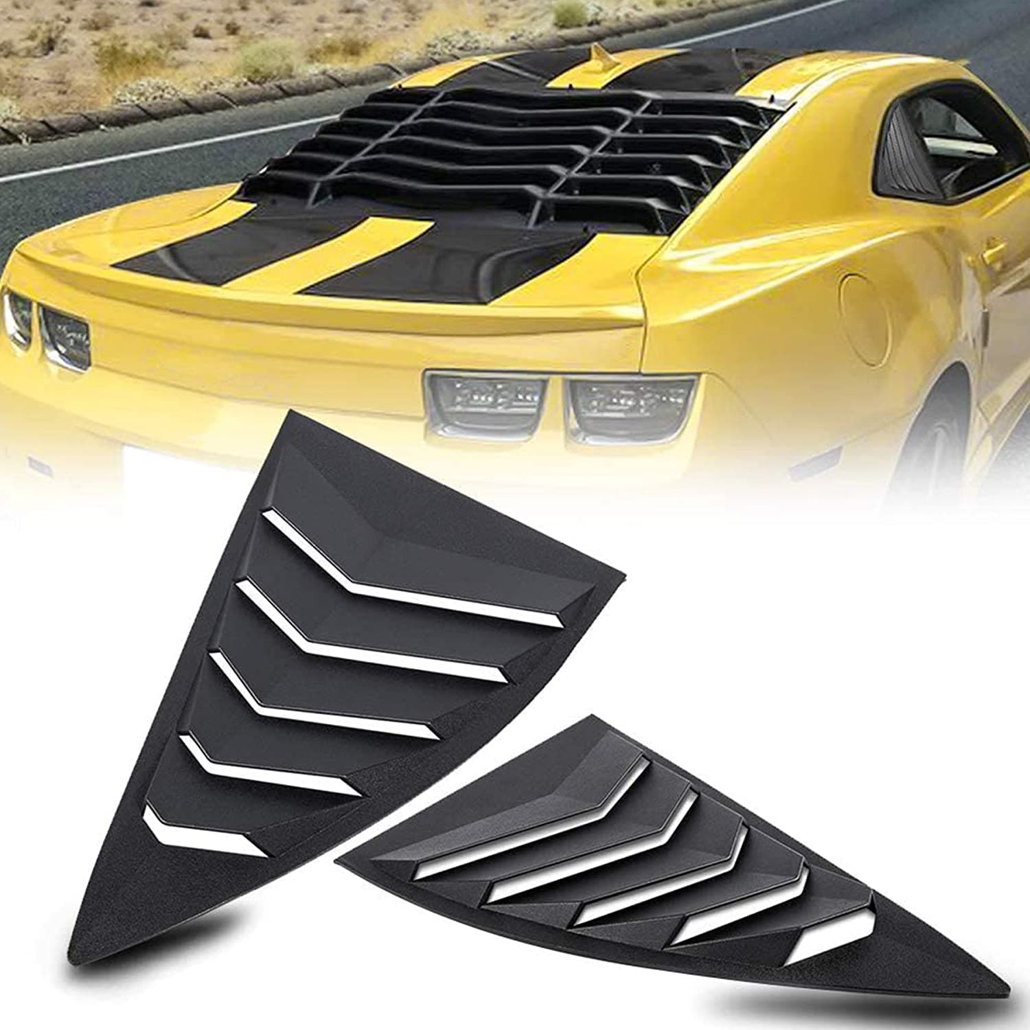 CHEVROLET CAMARO 5 - SET SEITENFENSTER ABDECKUNGEN COVER SCOOP COVER VENT