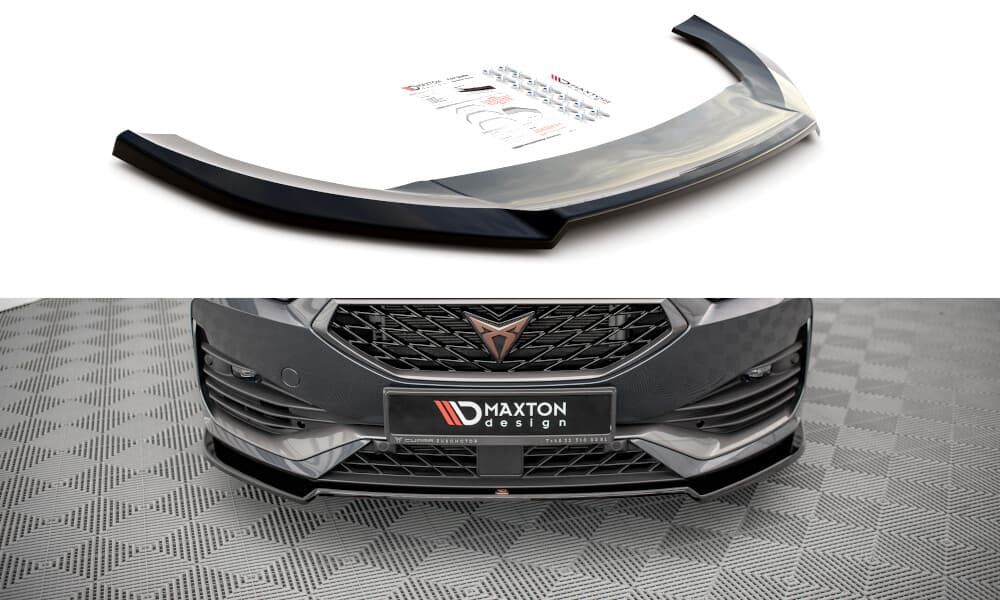 SEAT LEON CUPRA - MAXTON DESIGN CUP FRONT ANSATZ SPOILERLIPPE V.2 – Maxton Design