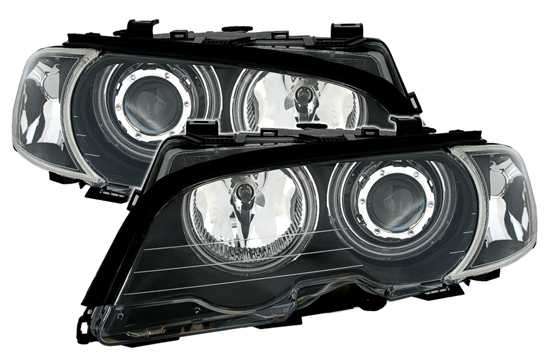 BMW E46 -04.2003 - SCHEINWERFER ANGEL EYES (CCFL)