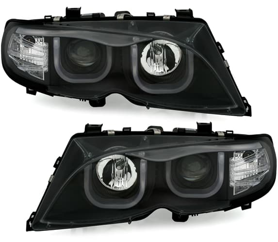 BMW E46 10.2001+ - SCHEINWERFER ANGEL EYES (3D)