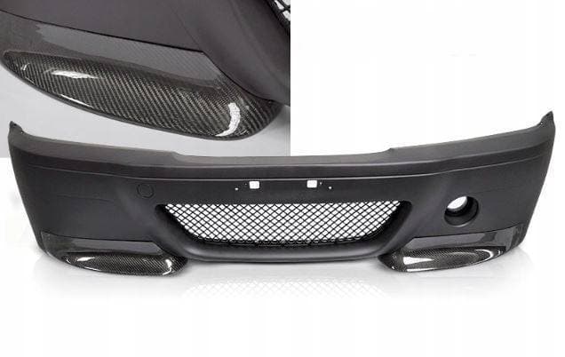 BMW E46 M3 - EVO CSL SPORT STOSSSTANGE & CARBON FLAPS
