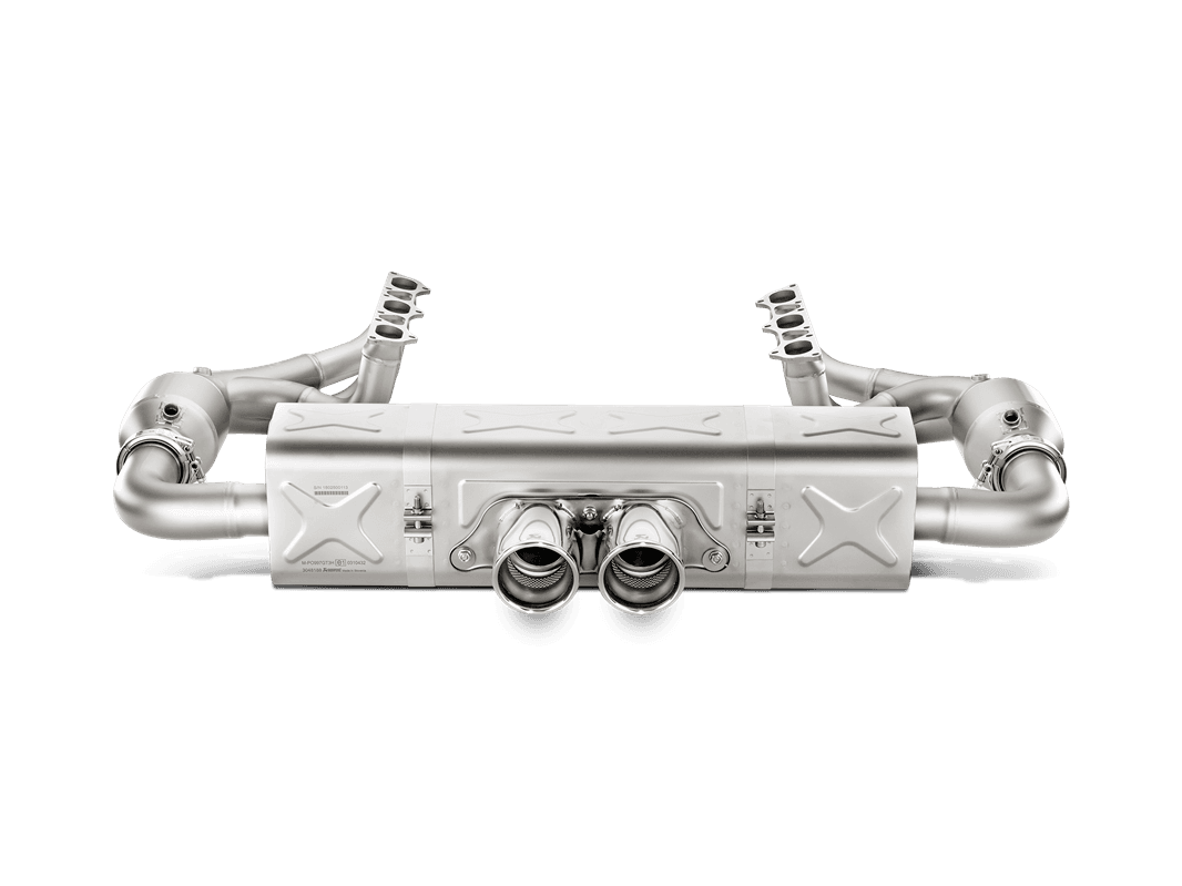 PORSCHE 911 GT3 - AKRAPOVIC EVOLUTION RACE LINE SPORT AUSPUFF SYSTEM S-PO/TI/3/1