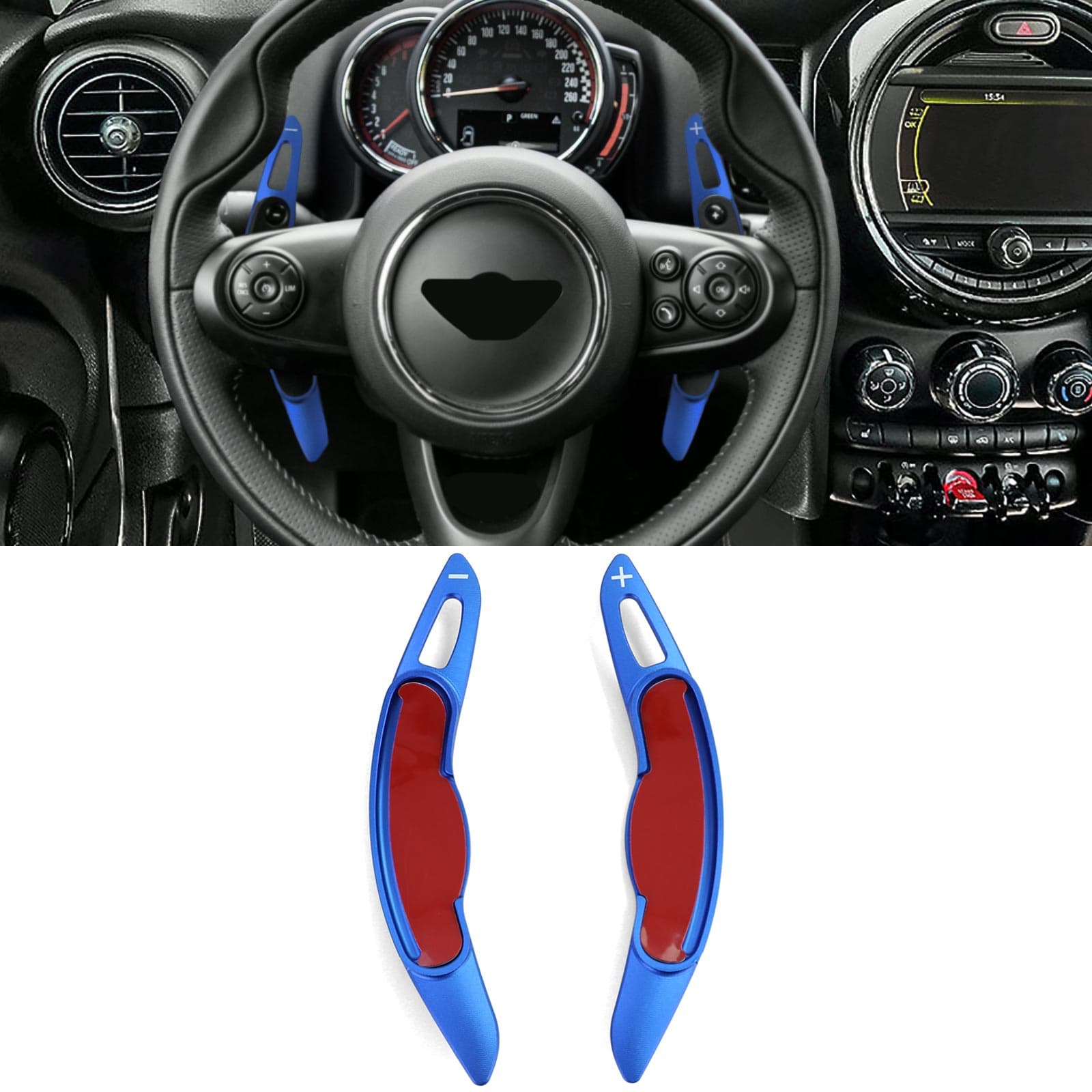 MINI F54 F55 F56 F57 F60 SCHALTWIPPEN VERLÄNGERUNGEN V.3