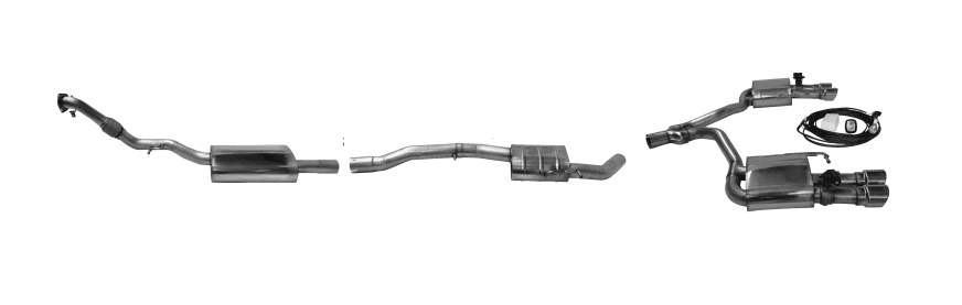 AUDI A5 - BASTUCK DUPLEX SPORTAUSPUFF ANLAGE AB KAT