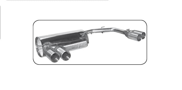 BMW 123d - BASTUCK DUPLEX SPORTAUSPUFF ANLAGE – Bastuck