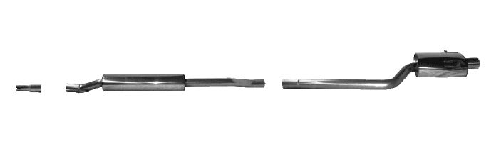 MINI COOPER - BASTUCK SPORT AUSPUFF ANLAGE AB KAT Ø 63.5MM – Bastuck