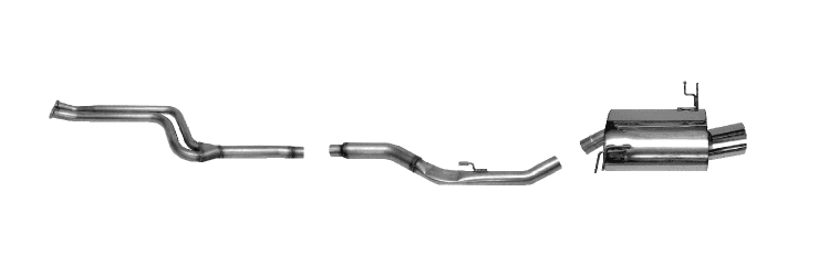 BMW Z3 ROADSTER - BASTUCK SPORT AUSPUFF ANLAGE 2 x Ø 70MM – Bastuck