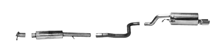 FORD FIESTA ST - Ø 63MM AUSPUFF ANLAGE AB KATALYSATOR