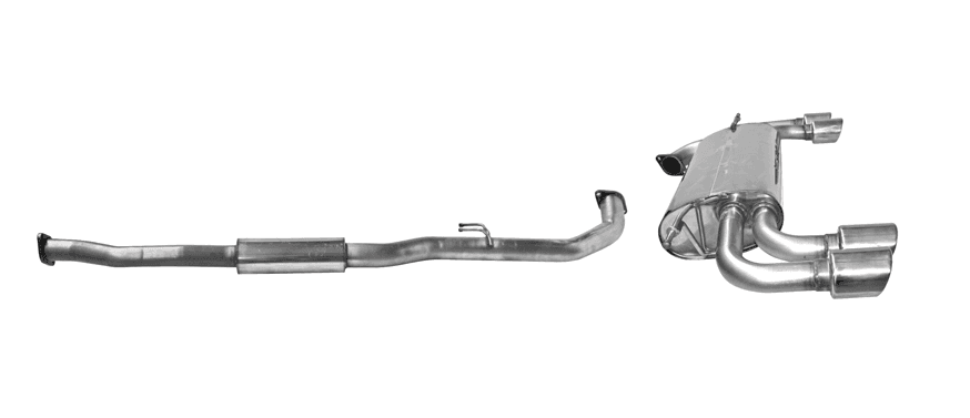 HYUNDAI GENESIS COUPE - BASTUCK Ø 70MM DUPLEX SPORTAUSPUFF ANLAGE – Bastuck