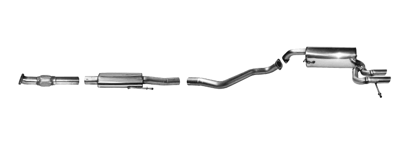 HYUNDAI VELOSTER - BASTUCK AUSPUFF ANLAGE Ø 63.5MM MITTIG – Bastuck