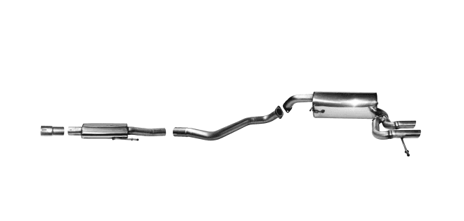 HYUNDAI VELOSTER - BASTUCK AUSPUFF ANLAGE Ø 63.5MM MITTIG – Bastuck