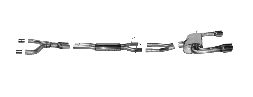 JAGUAR XK - BASTUCK DUPLEX SPORTAUSPUFF ANLAGE AB KATALYSATOR