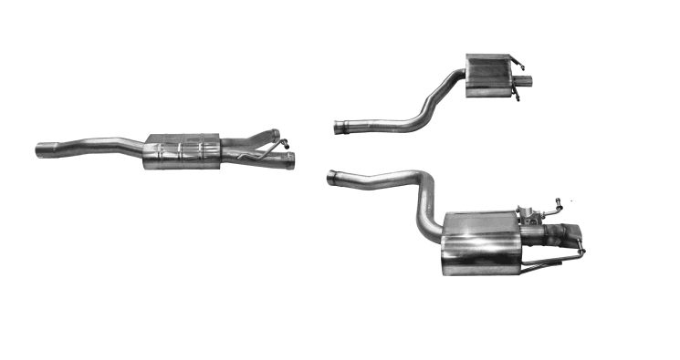 MERCEDES C-KLASSE - BASTUCK DUPLEX SPORTAUSPUFF ANLAGE AB OPF V.4 – Bastuck