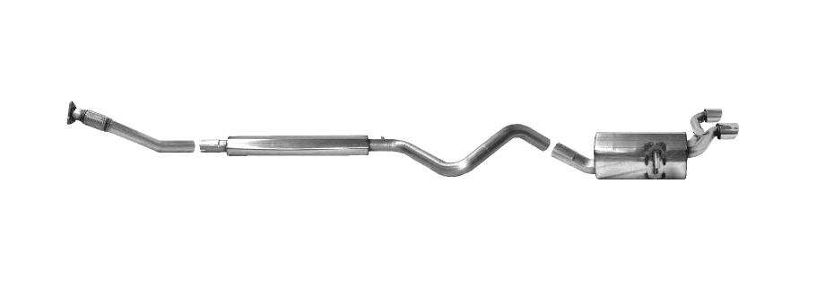 RENAULT MEGANE 2 RS - BASTUCK KOMPLETTE AUSPUFFANLAGE Ø 70MM – Bastuck